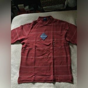 Mens John Ashford polo knit shirt